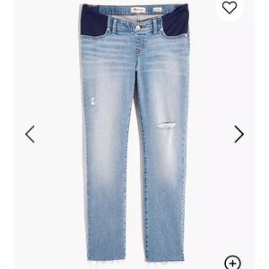 Madewell Maternity Side-Panel Jeans